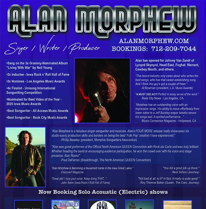 Alan Morphew one sheet